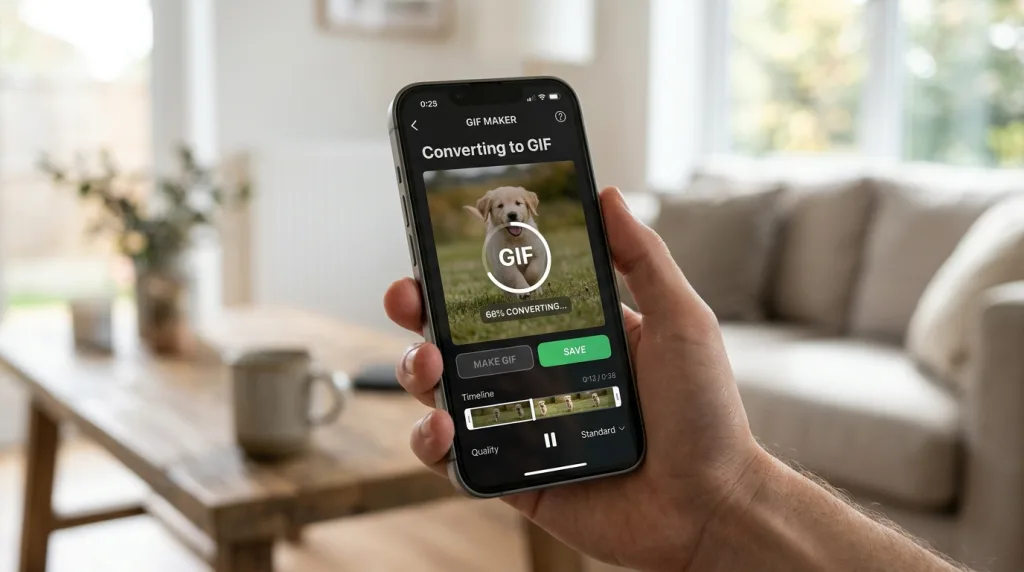 apprenez à convertir rapidement et facilement vos vidéos en gif animés directement sur votre iphone grâce à notre guide simple et efficace.