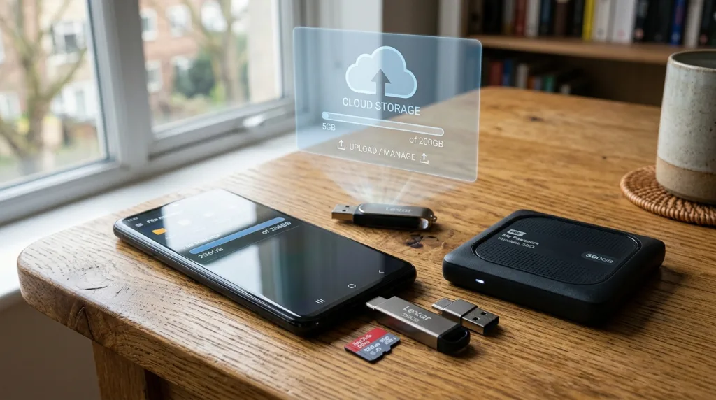 découvrez les meilleures solutions de support de stockage pour smartphone afin d'augmenter facilement votre espace disponible et optimiser l'utilisation de votre mobile.