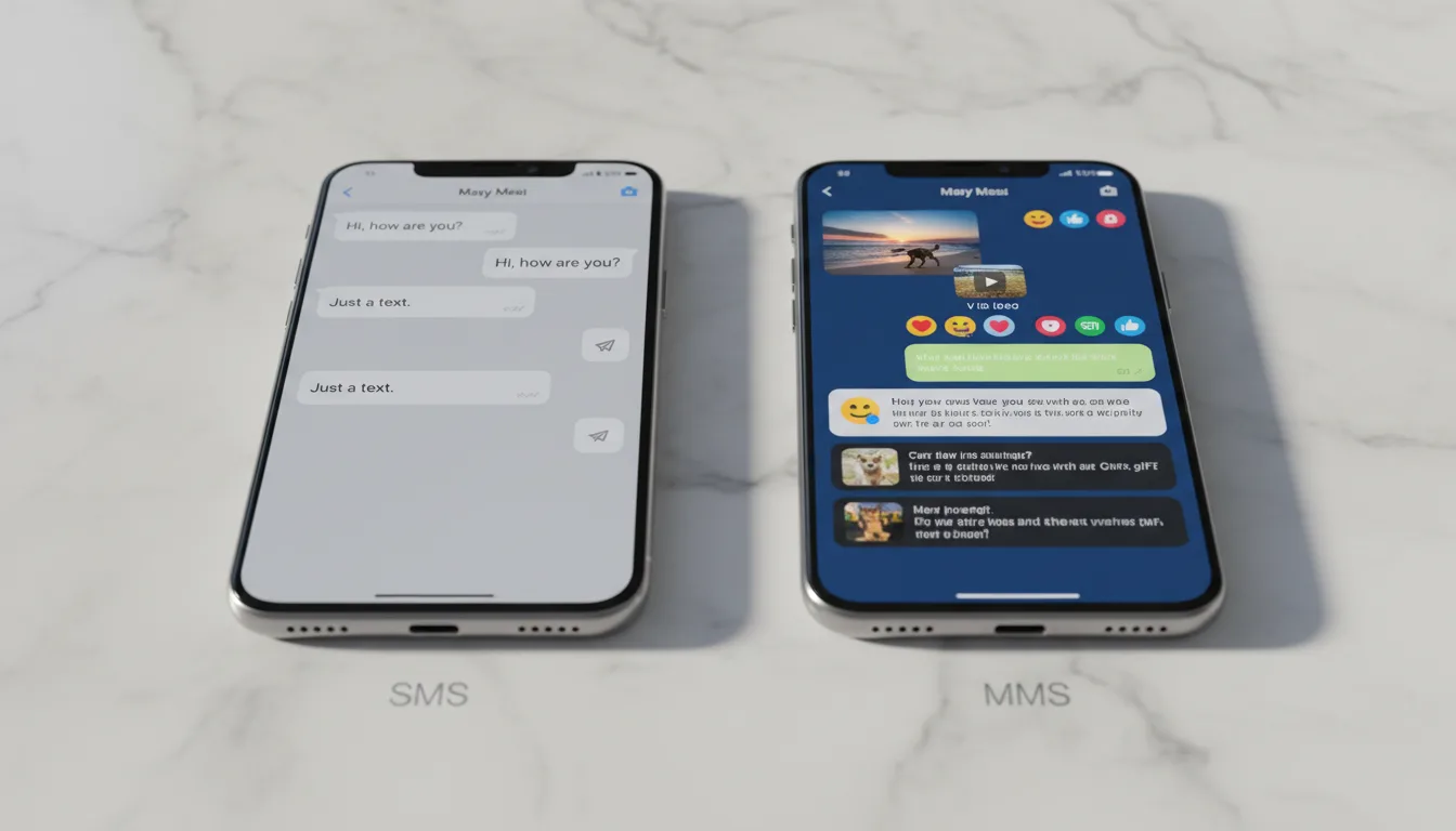 découvrez les différences clés entre sms et mms, leurs fonctionnalités et usages pour mieux choisir le format idéal de message mobile.